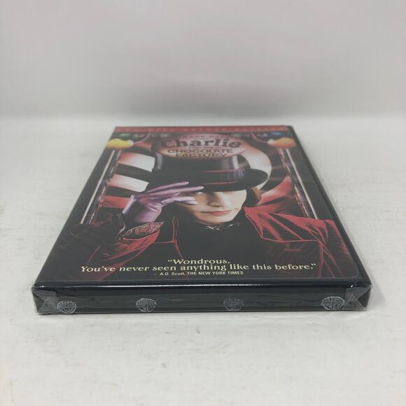 Charlie and the Chocolate Factory (2005) DVD 2 Disc Deluxe Set Johnny Depp NEW - Picture 5 of 6
